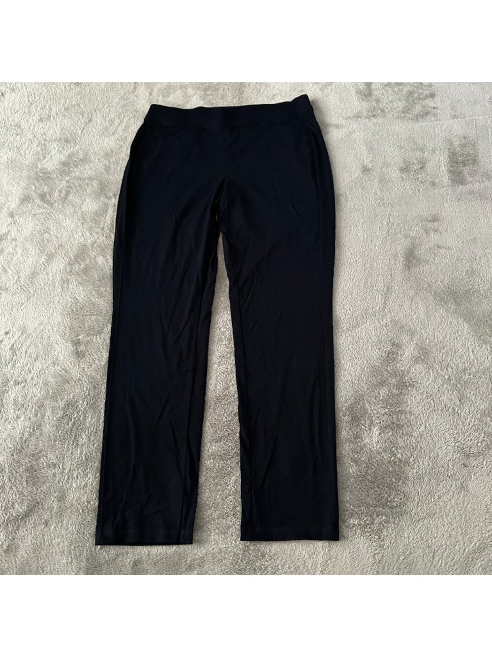 Travelers by Chico's Pull On Pants .5 US 6 Navy Blue Trousers Slacks